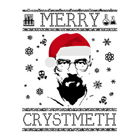 merry crystmeth-Férfi V-nyakú póló