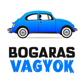 BOGARAS VAGYOK-Férfi V-nyakú póló