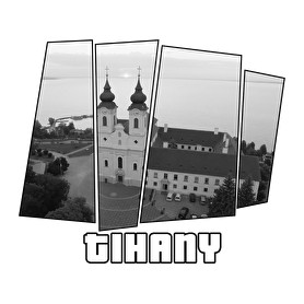 Tihany (GTA stílus)-Férfi V-nyakú póló