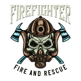 Firefighter 01 - Fire and rescue-Férfi V-nyakú póló