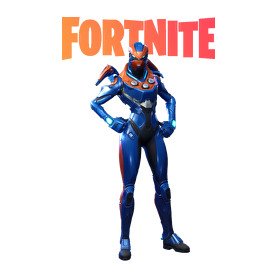 Eon Fortnite-Férfi V-nyakú póló