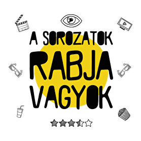 A sorozatok rabja-Férfi V-nyakú póló