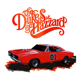 The Dukes of Hazzard-Férfi V-nyakú póló