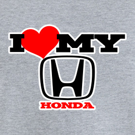 I love my Honda-Férfi V-nyakú póló