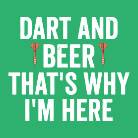 Darts&beer-Férfi V-nyakú póló