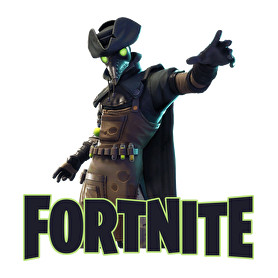 Plague - Fortnite skin-Férfi V-nyakú póló