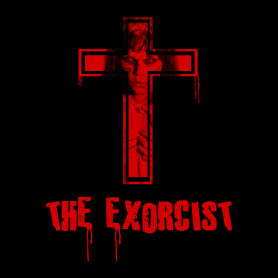 the exorcist-regan-Férfi V-nyakú póló