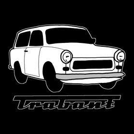 Trabant-Férfi V-nyakú póló