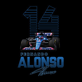 Fernando Alonso-Férfi V-nyakú póló