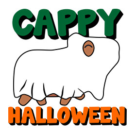 Cappy Halloween-Férfi V-nyakú póló