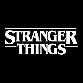 stranger things-Férfi V-nyakú póló