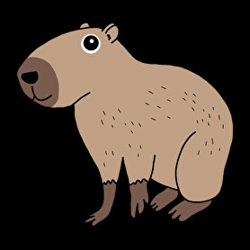 Capybara -Férfi V-nyakú póló