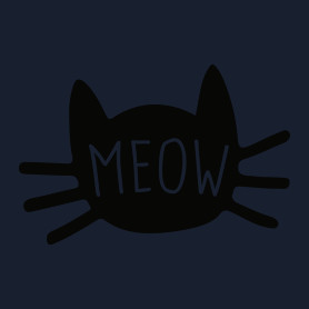 Meow -Férfi V-nyakú póló