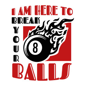 Break your balls-Férfi V-nyakú póló