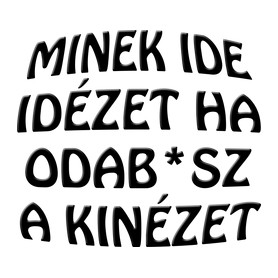 Minek ide...-Férfi V-nyakú póló