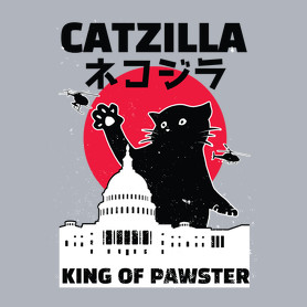 Catzilla-Férfi V-nyakú póló