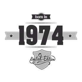 born-in-1974-(dark&lightgrey)-Férfi V-nyakú póló