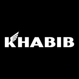 Khabib Nurmagomedov logo-Férfi V-nyakú póló