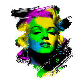 marilyn-monroe-png-Férfi V-nyakú póló