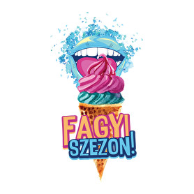 Fagyi szezon!-Férfi V-nyakú póló