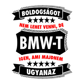 Boldogság = BMW-Férfi V-nyakú póló