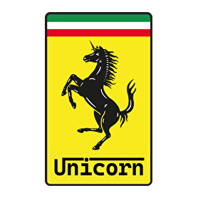 Unicorn - Ferrari-Férfi V-nyakú póló