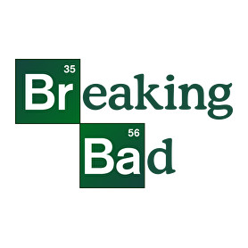 Breaking Bad Logo-Férfi V-nyakú póló