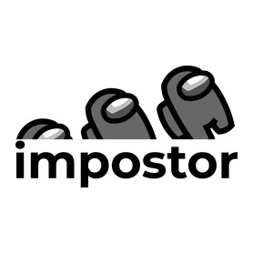 Impostor - Among us-Férfi V-nyakú póló