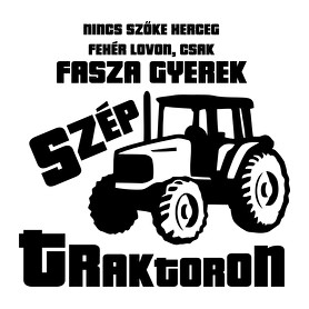 Fasza Gyerek Traktoron -Férfi V-nyakú póló