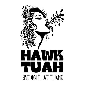 Hawk Tuah - split on that thang-Férfi V-nyakú póló