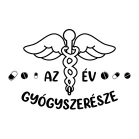 Az év gyógyszerésze-Férfi V-nyakú póló