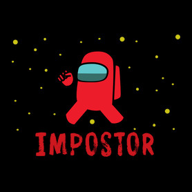 IMPOSTOR-Férfi V-nyakú póló