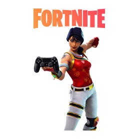 Scarlet Defender Fortnite-Férfi V-nyakú póló