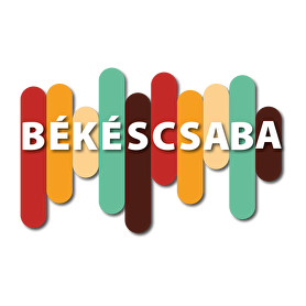 Békéscsaba - Színes-Férfi V-nyakú póló