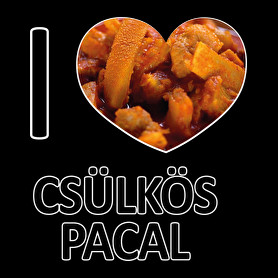 I love Csülkös pacal-Férfi V-nyakú póló