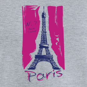 Párizs-Férfi V-nyakú póló