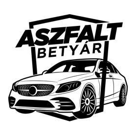 Aszfalt betyár - Mercedes-Férfi V-nyakú póló