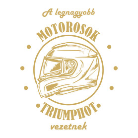 A legnagyobb motorosok - Triumph-Férfi V-nyakú póló