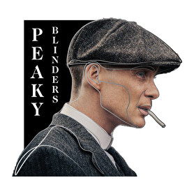 Peaky Blinders - Tommy Shelby vonalas-Férfi V-nyakú póló