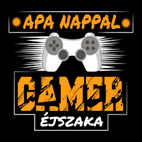 Apa nappal, Gamer éjszaka-Férfi V-nyakú póló