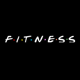 Fitness Friends-Férfi V-nyakú póló