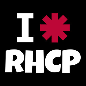 I LOVE RHCP 2-Férfi V-nyakú póló