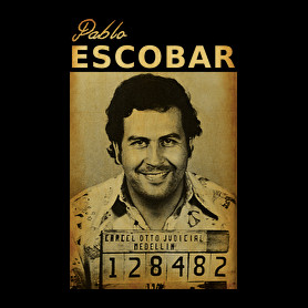 escobar-Férfi V-nyakú póló