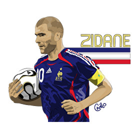 Zidane-Férfi V-nyakú póló