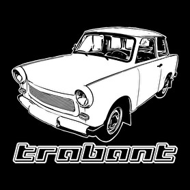 trabant-Férfi V-nyakú póló