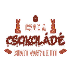 Csak a csokoládé-Férfi V-nyakú póló