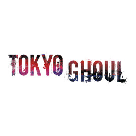 Tokyo Ghoul logo-Férfi V-nyakú póló