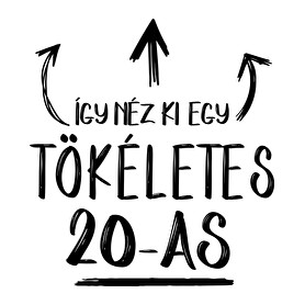 Így néz ki egy tökéletes 20-as-Férfi V-nyakú póló