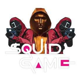 Squid game boss and soldiers 2-Férfi V-nyakú póló