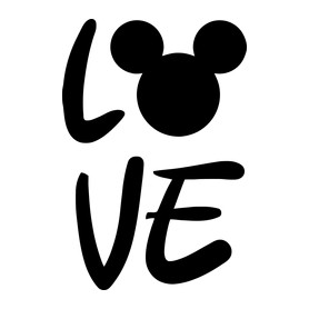 Love Mickey-Férfi V-nyakú póló